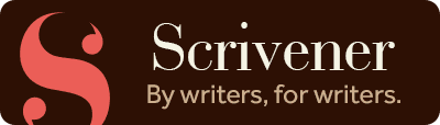 Scrivener brand image with text